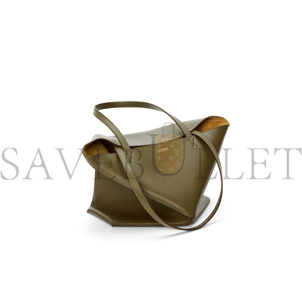 LOEWE MEDIUM PUZZLE FOLD TOTE IN SHINY CALFSKIN A657G50X01 (31.5*25.5*14.5cm)